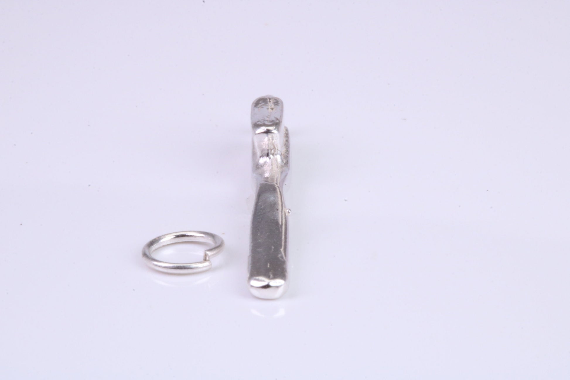 Tooth Brush Charm, Graduation Cap Charm, Traditional Charm, Made from Solid 925 Grade Sterling Silver, Complete with Attachment Link