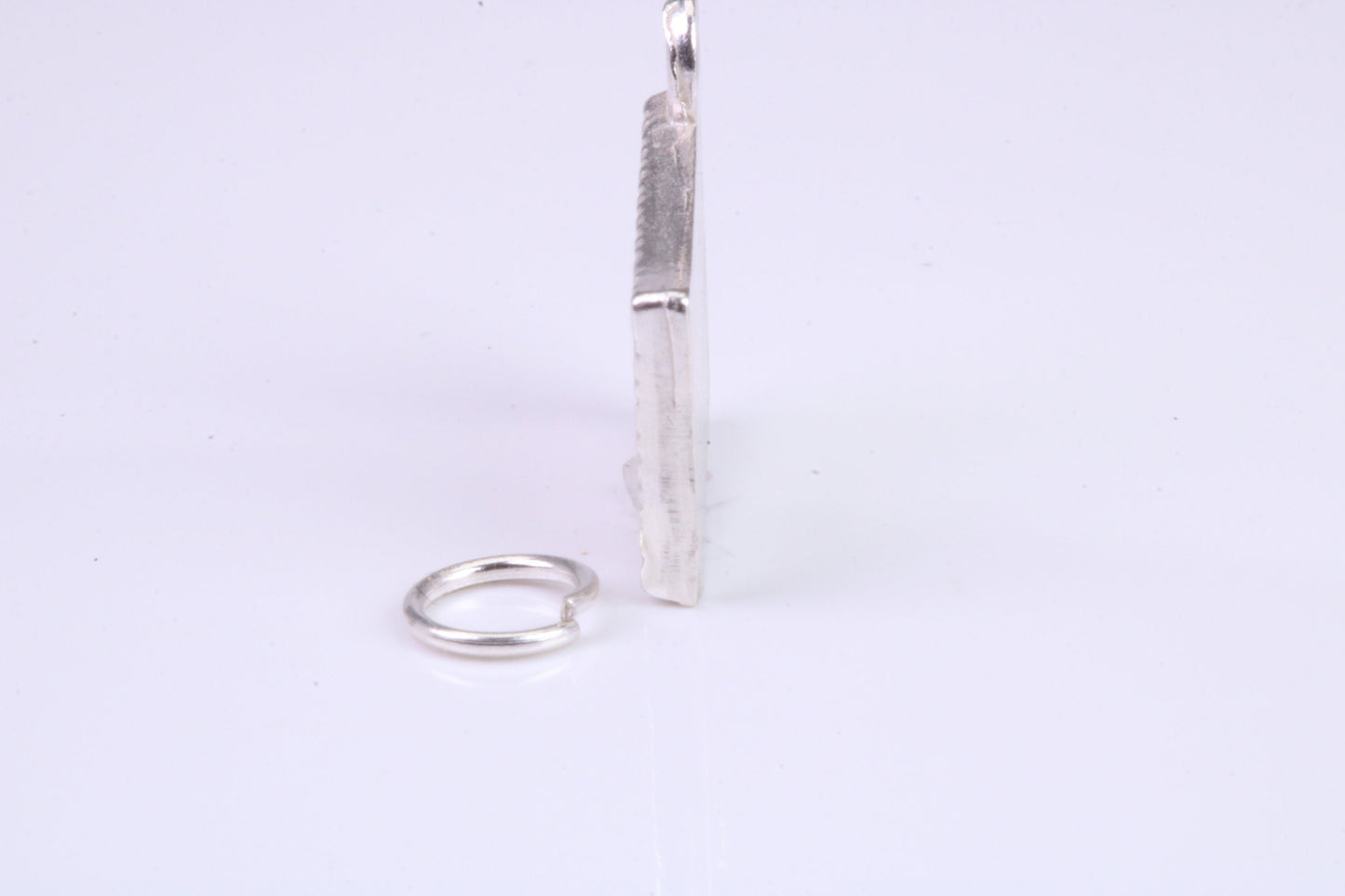 Birth Certificate Charm, Traditional Charm, Made from Solid 925 Grade Sterling Silver, Complete with Attachment Link