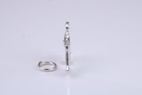 Shorts Charm, Traditional Charm, Made from Solid 925 Grade Sterling Silver, Complete with Attachment Link
