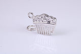Hair Comb Charm, Traditional Charm, Made from Solid 925 Grade Sterling Silver, Complete with Attachment Link