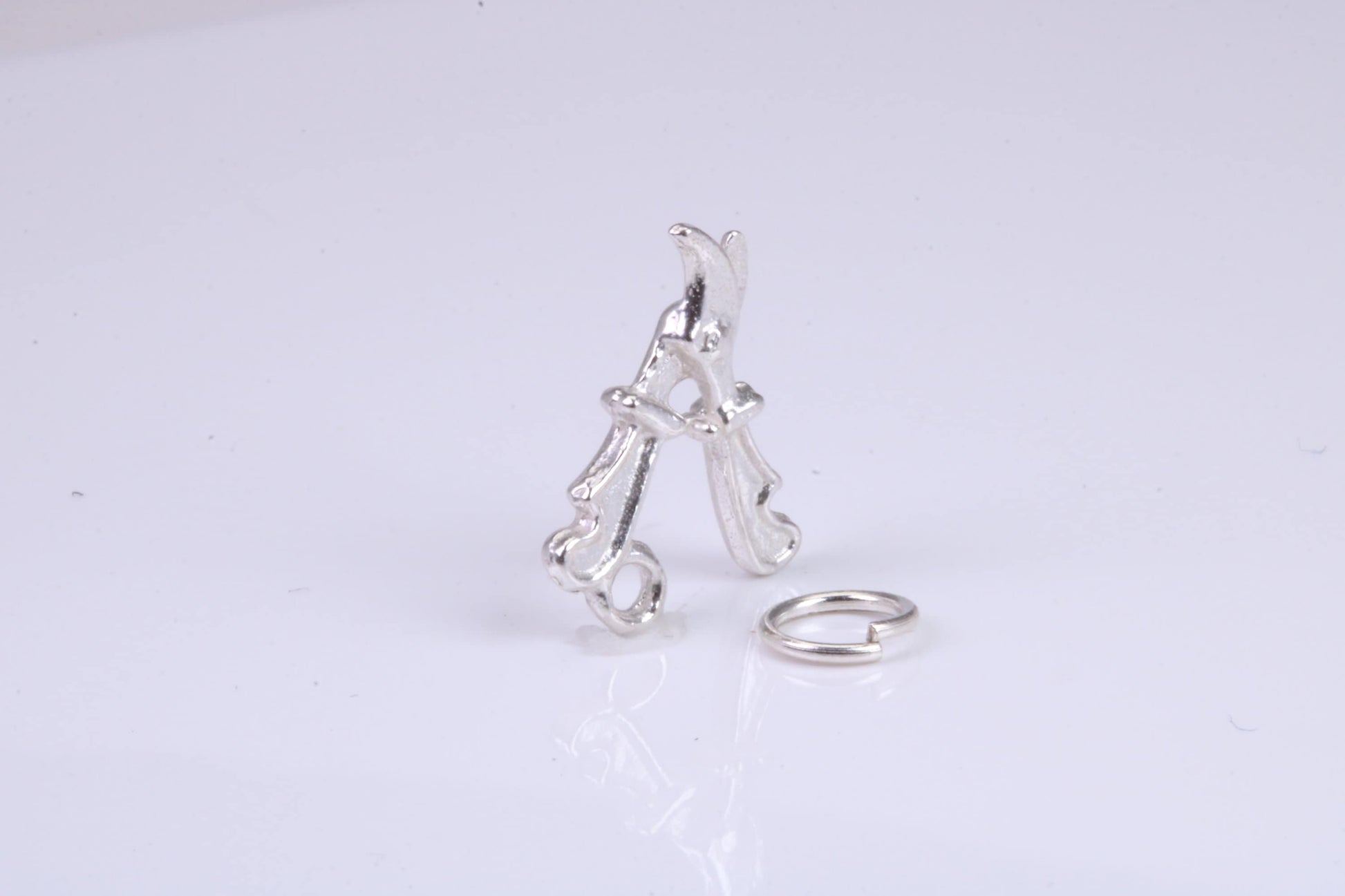 Garden Secateurs Charm, Traditional Charm, Made from Solid 925 Grade Sterling Silver, Complete with Attachment Link