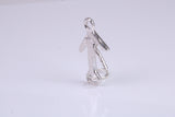 Wine Bottle Opener Charm, Traditional Charm, Made from Solid 925 Grade Sterling Silver, Complete with Attachment Link