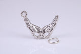 Pantomime Mask Charm, Traditional Charm, Made from Solid 925 Grade Sterling Silver, Complete with Attachment Link