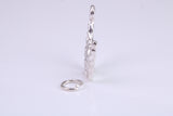 Pantomime Mask Charm, Traditional Charm, Made from Solid 925 Grade Sterling Silver, Complete with Attachment Link