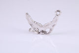 Pantomime Mask Charm, Traditional Charm, Made from Solid 925 Grade Sterling Silver, Complete with Attachment Link
