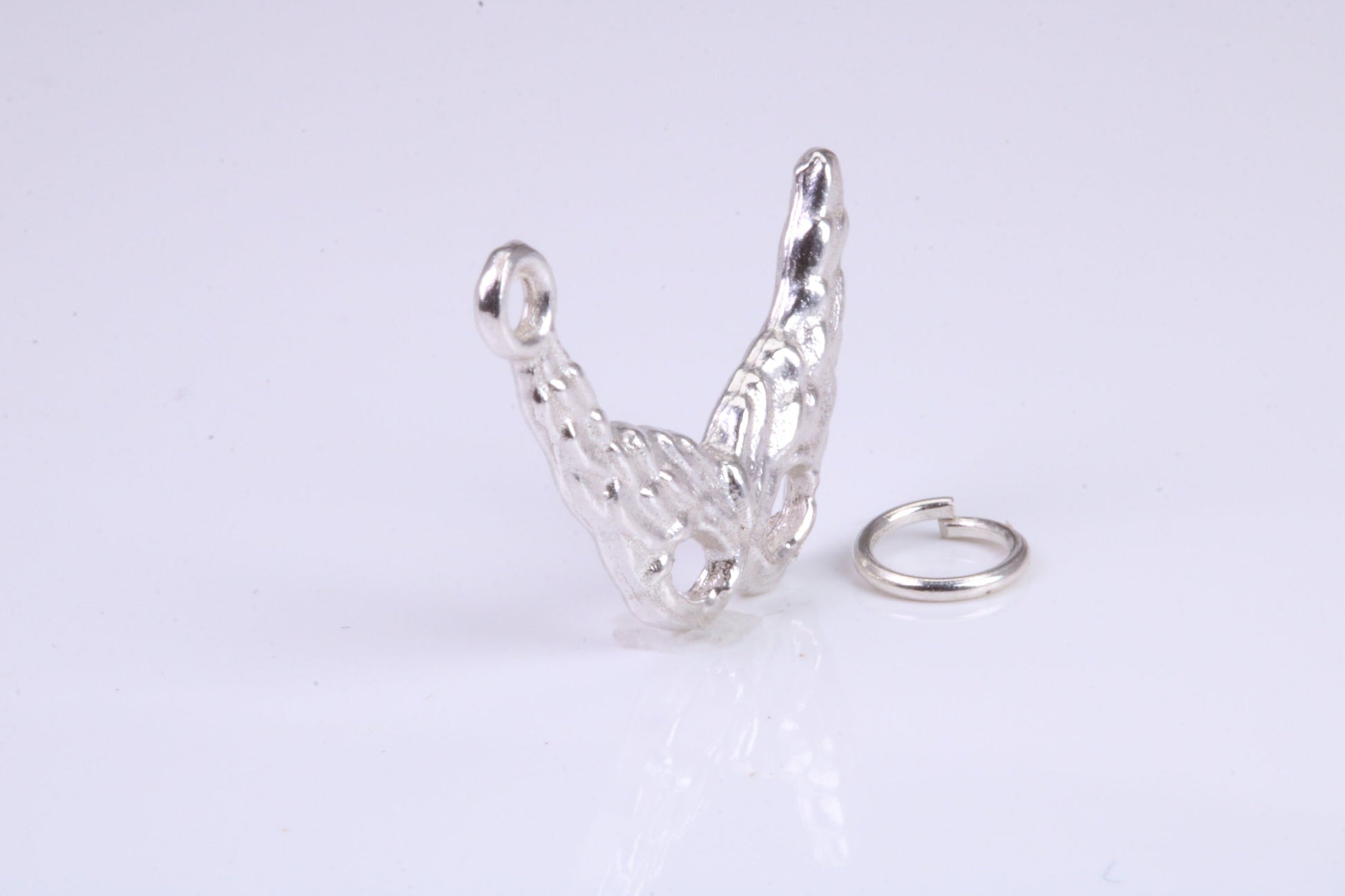 Pantomime Mask Charm, Traditional Charm, Made from Solid 925 Grade Sterling Silver, Complete with Attachment Link