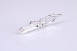 Fountain Pen Nib Charm, Traditional Charm, Made from Solid 925 Grade Sterling Silver, Complete with Attachment Link