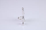 Cat Charm, Made from Solid Cast Silver