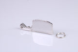 Cleaver Charm, Made from Solid Cast Silver