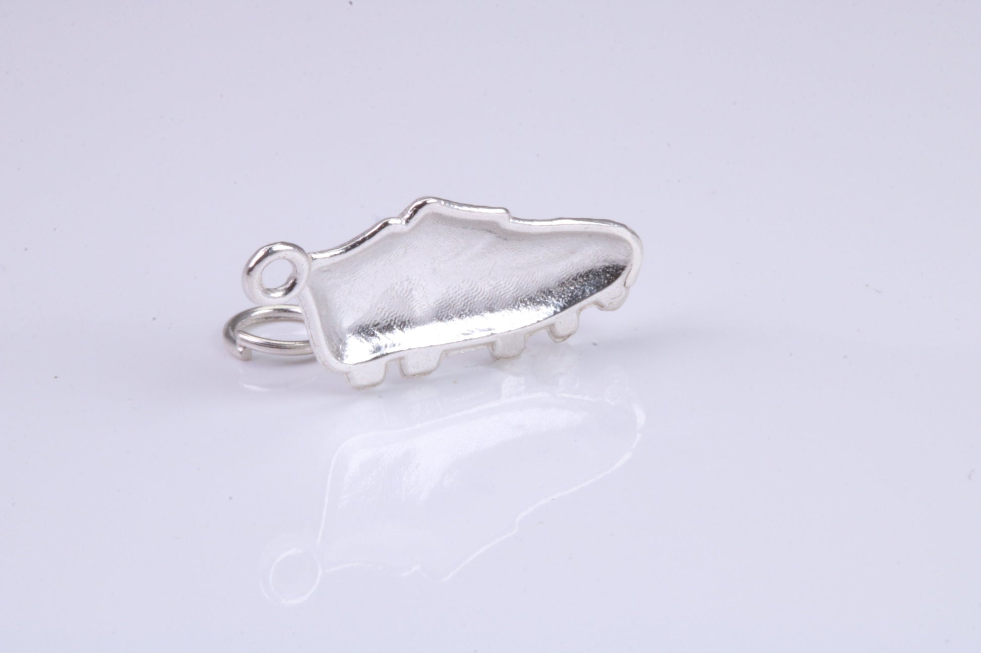 Soccer Boot Charm, Traditional Charm, Made from Solid 925 Grade Sterling Silver, Complete with Attachment Link