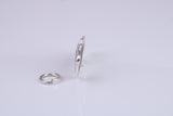 Soccer Boot Charm, Traditional Charm, Made from Solid 925 Grade Sterling Silver, Complete with Attachment Link