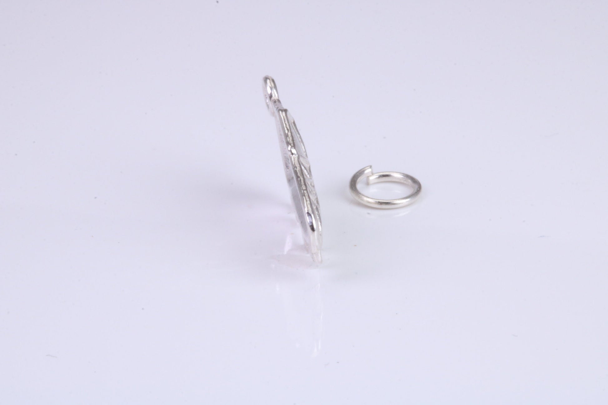 Soccer Boot Charm, Traditional Charm, Made from Solid 925 Grade Sterling Silver, Complete with Attachment Link