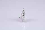Buddha Charm, Made from Solid Cast Silver