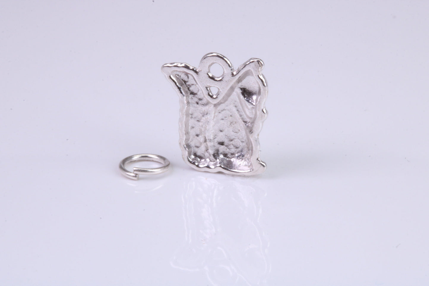 Squirrel Charm, Traditional Charm, Made from Solid 925 Grade Sterling Silver, Complete with Attachment Link