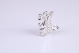 Squirrel Charm, Made from Solid Cast Silver