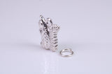Squirrel Charm, Made from Solid Cast Silver