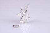Egyptian Horus Charm, Made from Solid Cast Silver