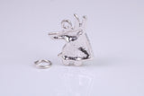 Egyptian Horus Charm, Made from Solid Cast Silver