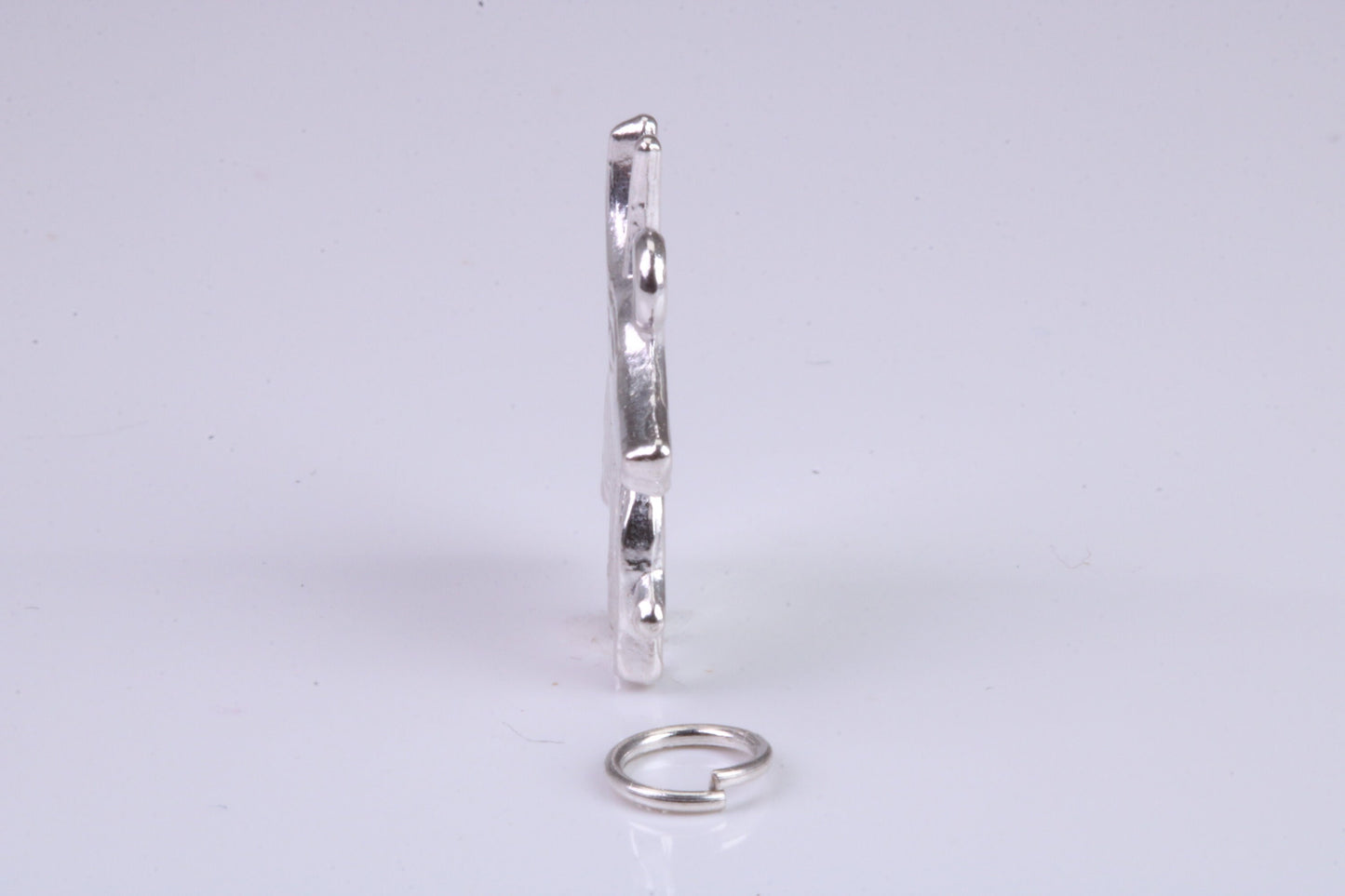 Egyptian Horus Charm, Traditional Charm, Made from Solid 925 Grade Sterling Silver, Complete with Attachment Link