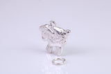 Sheep Charm, Traditional Charm, Made from Solid 925 Grade Sterling Silver, Complete with Attachment Link