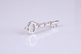 Key Charm, Made from Solid Cast Silver