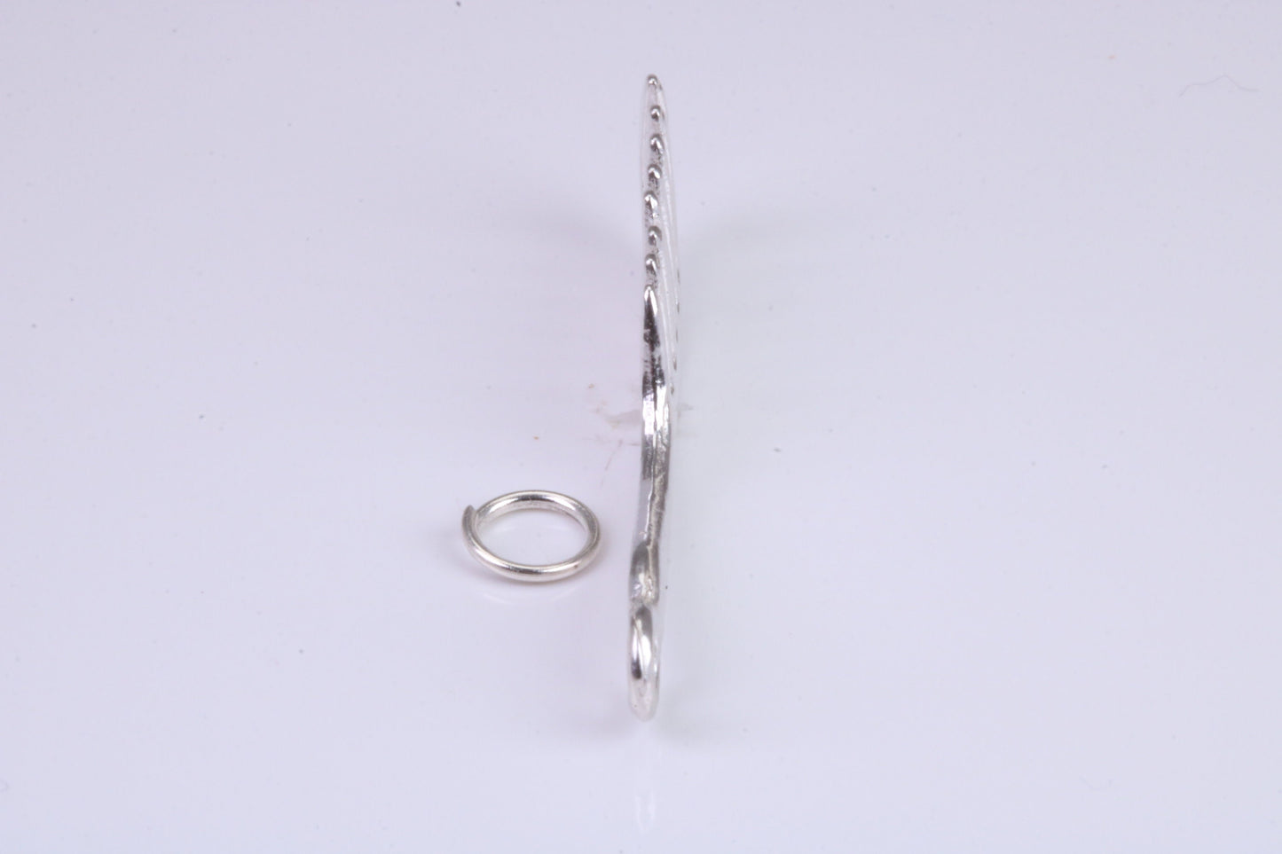 Large Hair Comb Charm, Traditional Charm, Made from Solid 925 Grade Sterling Silver, Complete with Attachment Link