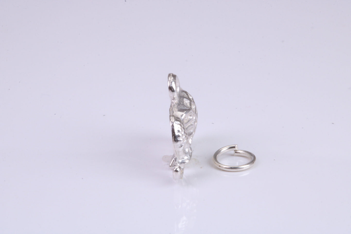 Elephant Charm, Traditional Charm, Made from Solid 925 Grade Sterling Silver, Complete with Attachment Link