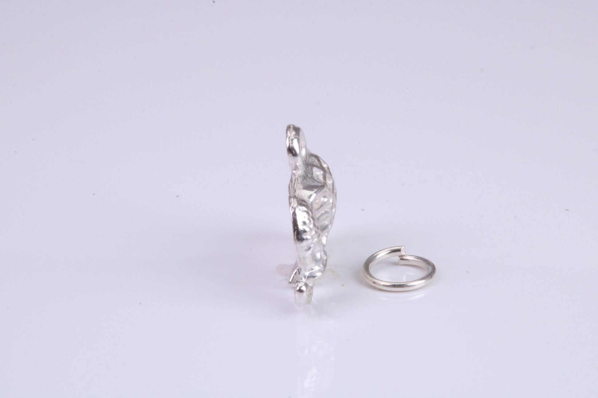 Elephant Charm, Traditional Charm, Made from Solid 925 Grade Sterling Silver, Complete with Attachment Link