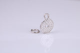 Rope Charm, Traditional Charm, Made from Solid 925 Grade Sterling Silver, Complete with Attachment Link