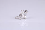 Tortoise Charm, Traditional Charm, Made from Solid 925 Grade Sterling Silver, Complete with Attachment Link