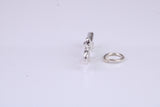 Key Charm, Traditional Charm, Made from Solid 925 Grade Sterling Silver, Complete with Attachment Link