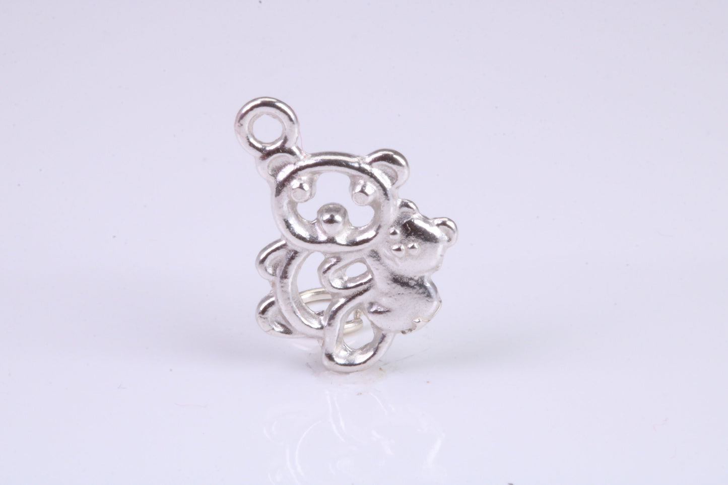 Koala Bear Charm, Traditional Charm, Made from Solid 925 Grade Sterling Silver, Complete with Attachment Link