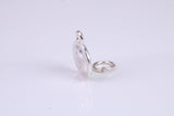 Ying and Yang Charm, Traditional Charm, Made from Solid 925 Grade Sterling Silver, Complete with Attachment Link