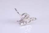 Rocking Chair Charm, Traditional Charm, Made from Solid 925 Grade Sterling Silver, Complete with Attachment Link