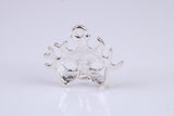 Pantomime Mask Charm, Traditional Charm, Made from Solid 925 Grade Sterling Silver, Complete with Attachment Link