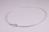 Fancy Link Sterling Silver Bracelet, 2.50 mm Wide and 9 Inches Long