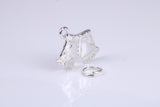 Shorts Charm, Traditional Charm, Made from Solid 925 Grade Sterling Silver, Complete with Attachment Link