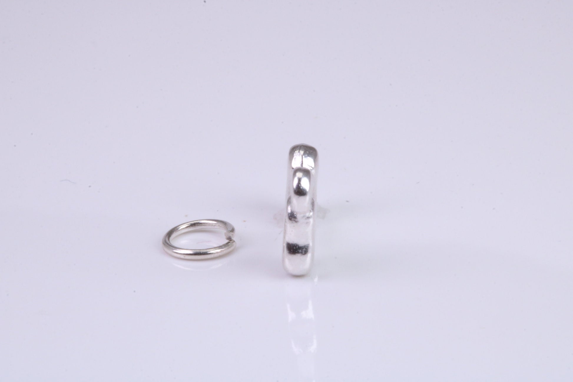 Dog Bone Charm, Traditional Charm, Made from Solid 925 Grade Sterling Silver, Complete with Attachment Link
