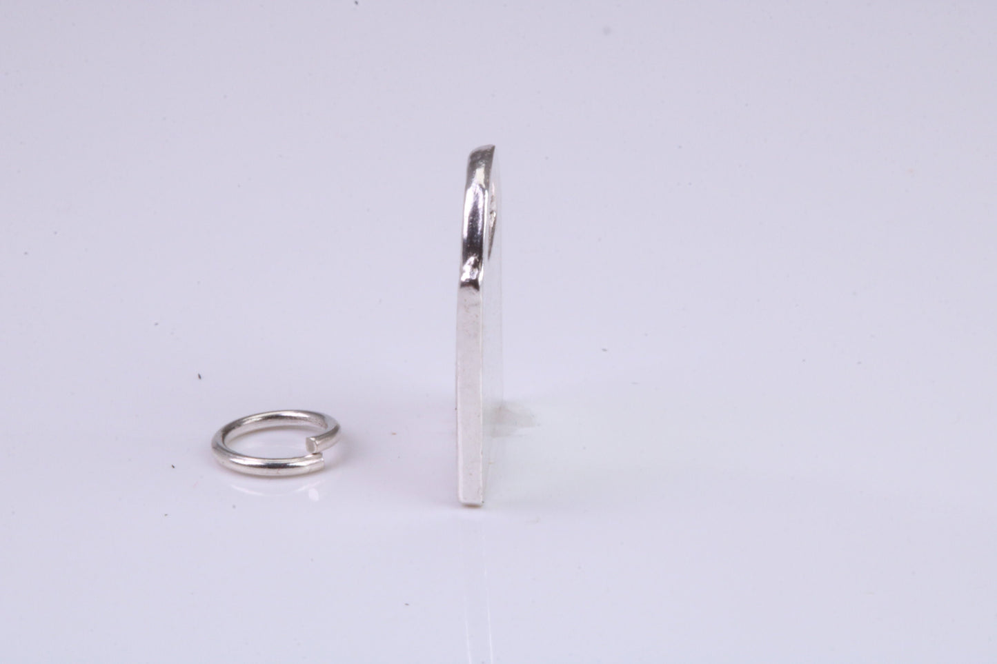 Shopping Bag Charm, Traditional Charm, Made from Solid 925 Grade Sterling Silver, Complete with Attachment Link
