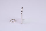 Shopping Bag Charm, Traditional Charm, Made from Solid 925 Grade Sterling Silver, Complete with Attachment Link