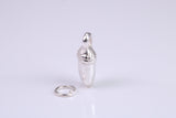 Acorn Charm, Traditional Charm, Made from Solid 925 Grade Sterling Silver, Complete with Attachment Link