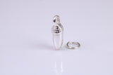 Acorn Charm, Traditional Charm, Made from Solid 925 Grade Sterling Silver, Complete with Attachment Link