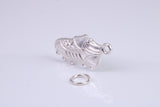 Soccer Boot Charm, Traditional Charm, Made from Solid 925 Grade Sterling Silver, Complete with Attachment Link