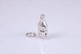 Buddha Charm, Made from Solid Cast Silver