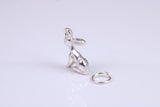 Bunny Rabbit Charm, Made from Solid Cast Silver