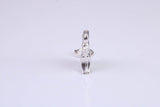 Bunny Rabbit Charm, Made from Solid Cast Silver