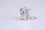 Squirrel Charm, Made from Solid Cast Silver