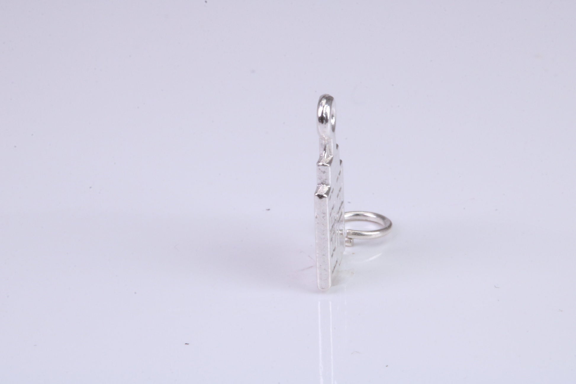 Office Building Charm, Traditional Charm, Made from Solid 925 Grade Sterling Silver, Complete with Attachment Link