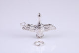 Seagull Charm, Made from Solid Cast Silver
