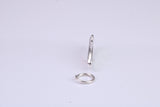 Peace Charm, Made from Solid Cast Silver